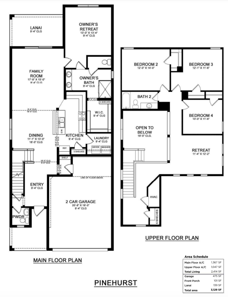 Floor Plans – Grasslands West